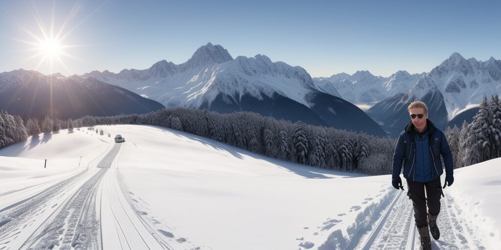 Winterspaß: Langlauf im verschneiten Bayerischen Wald